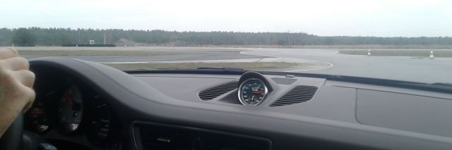 Blick aus den Cockpit