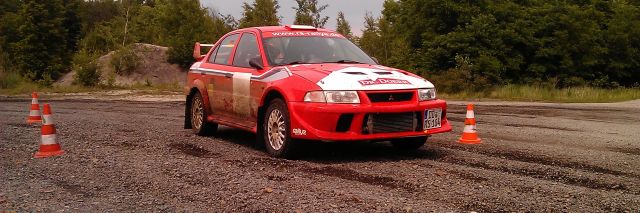 Renntaxi als Beifahrer bei Rallye